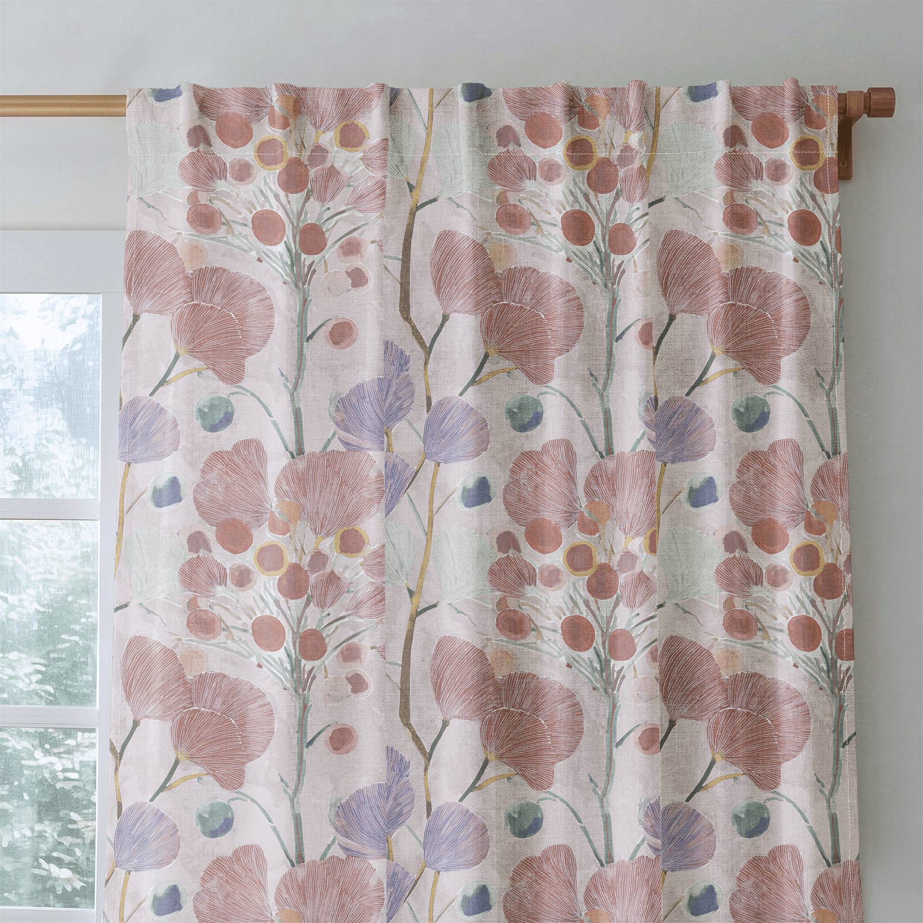 Plum Blossom - Drapery - Lemon Park
