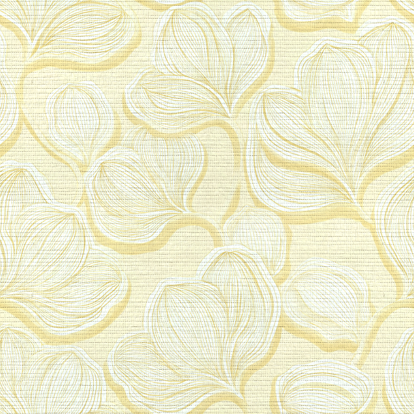 Polaroid Glow Faux Grasscloth Wallpaper - Lemon Park
