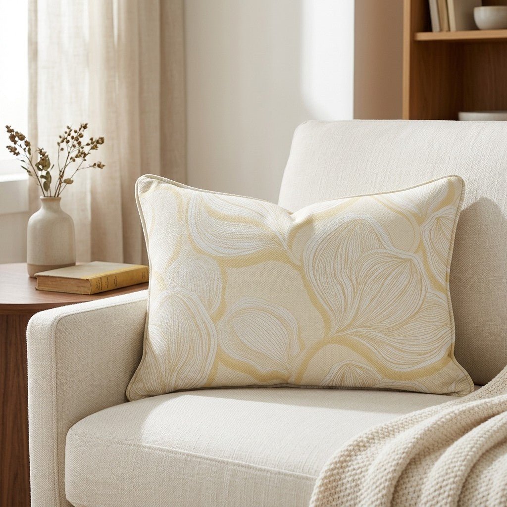 Polaroid Glow Throw Pillow - Lemon Park