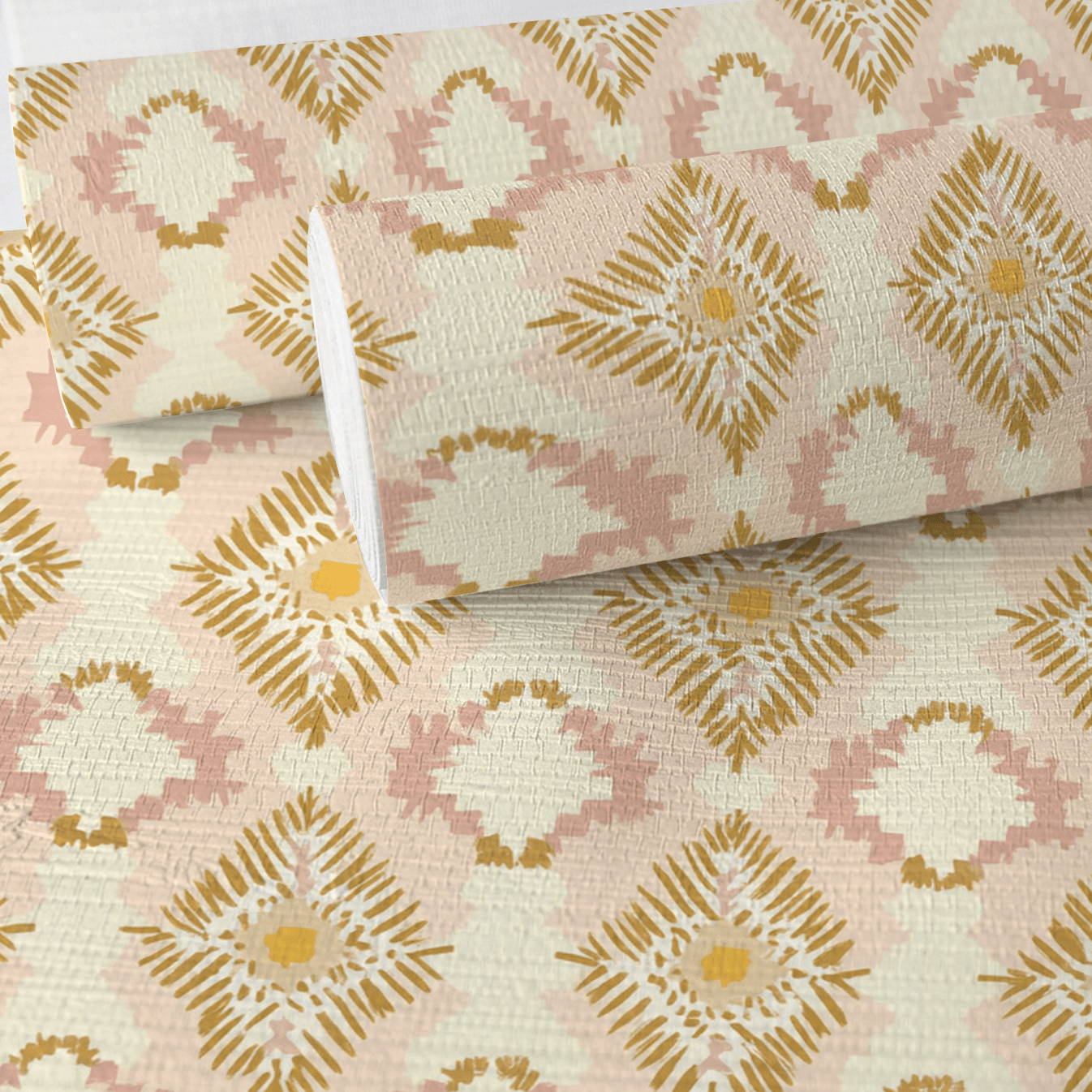 Polly Faux Grasscloth Wallpaper - Lemon Park
