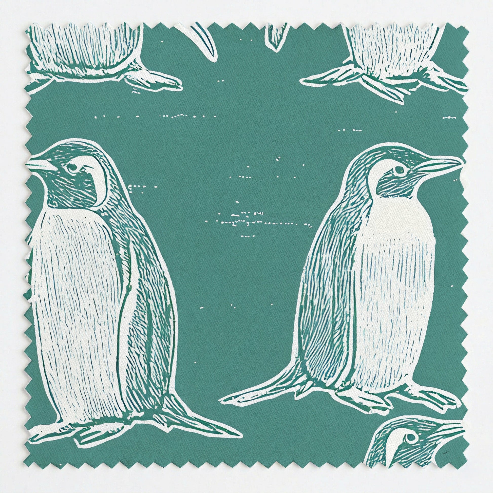 Polly Penguins - Fabric - Lemon Park