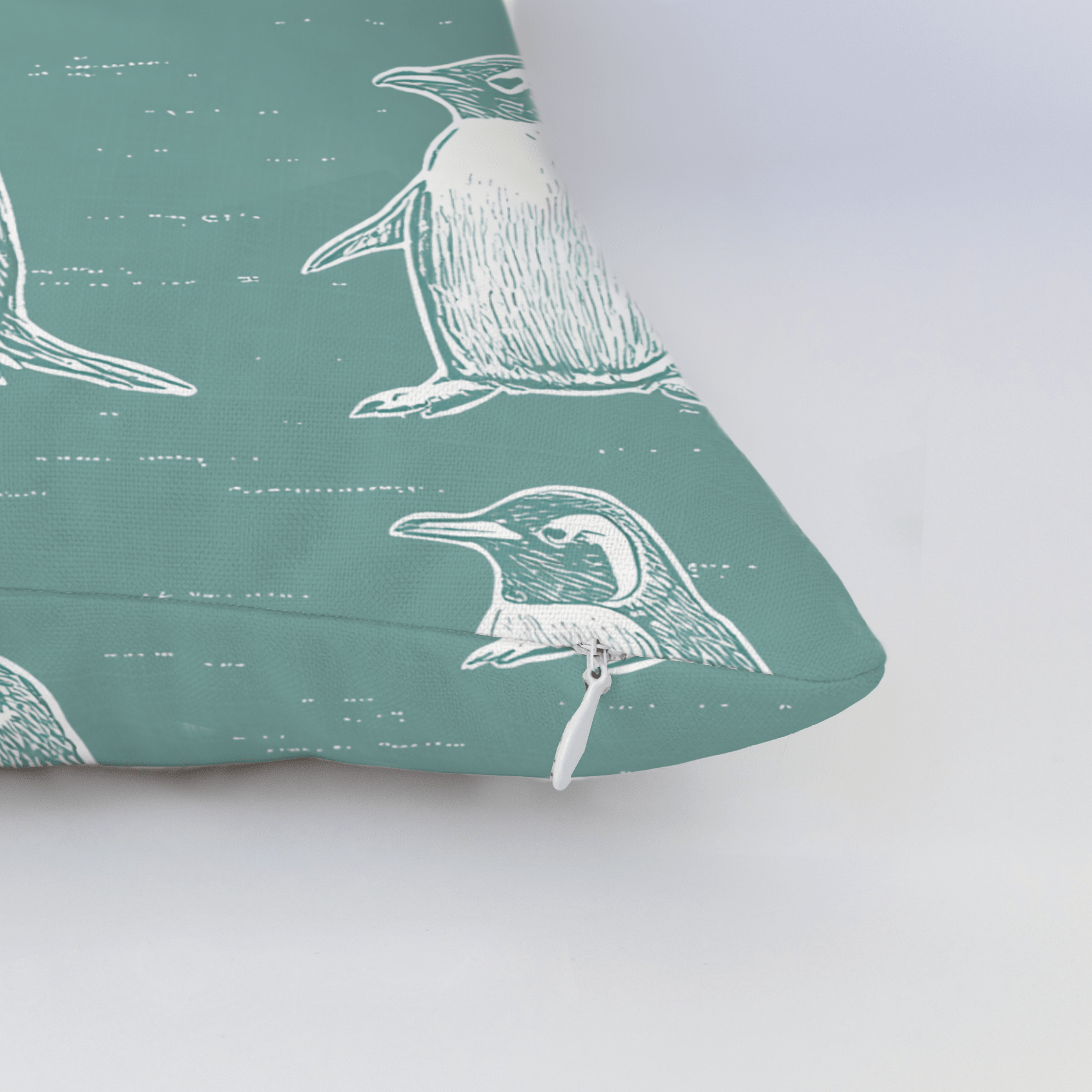 Polly Penguins Throw Pillow - Lemon Park