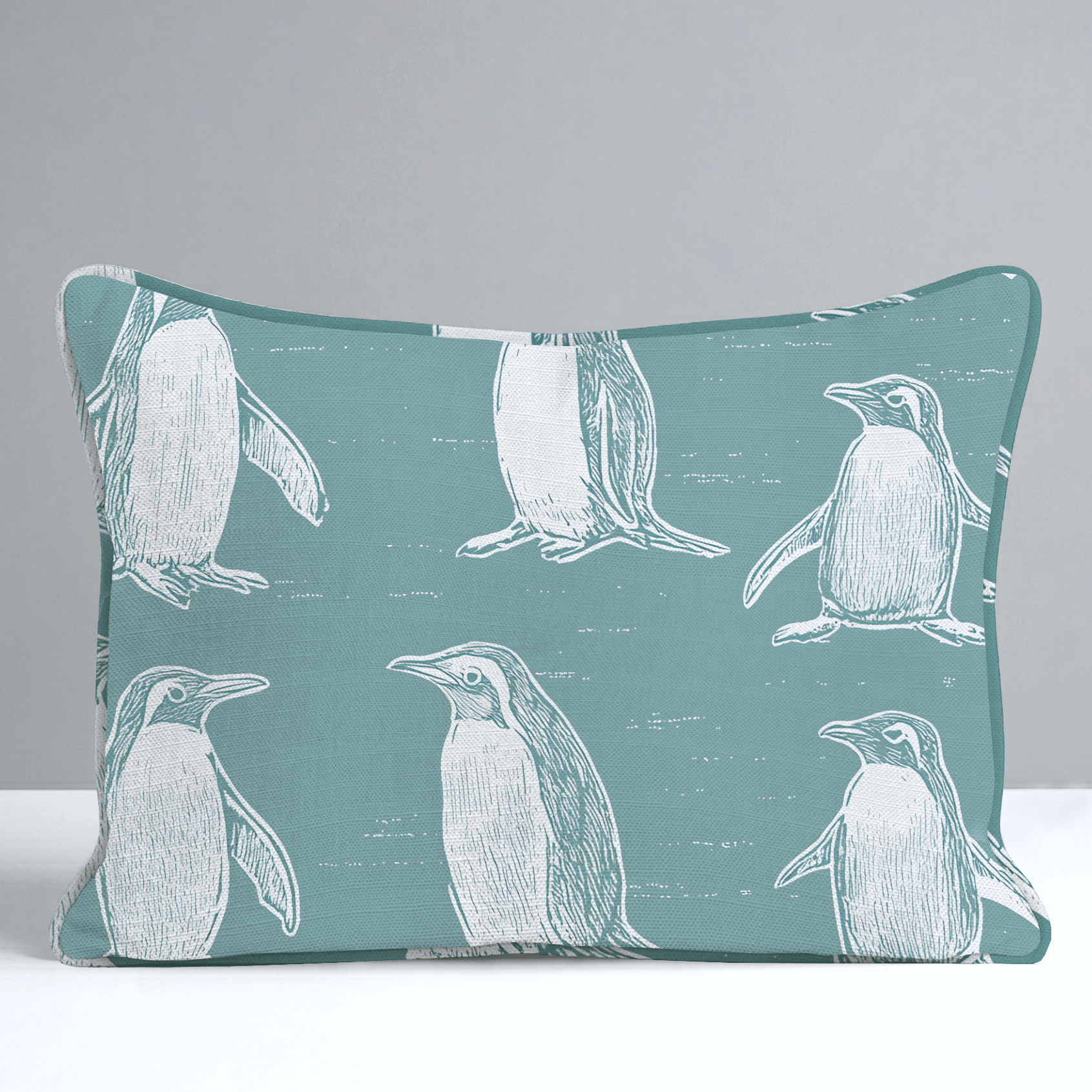 Polly Penguins Throw Pillow - Lemon Park