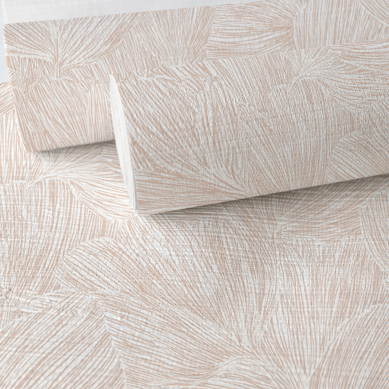 Pop of Pink Faux Grasscloth Wallpaper - Lemon Park