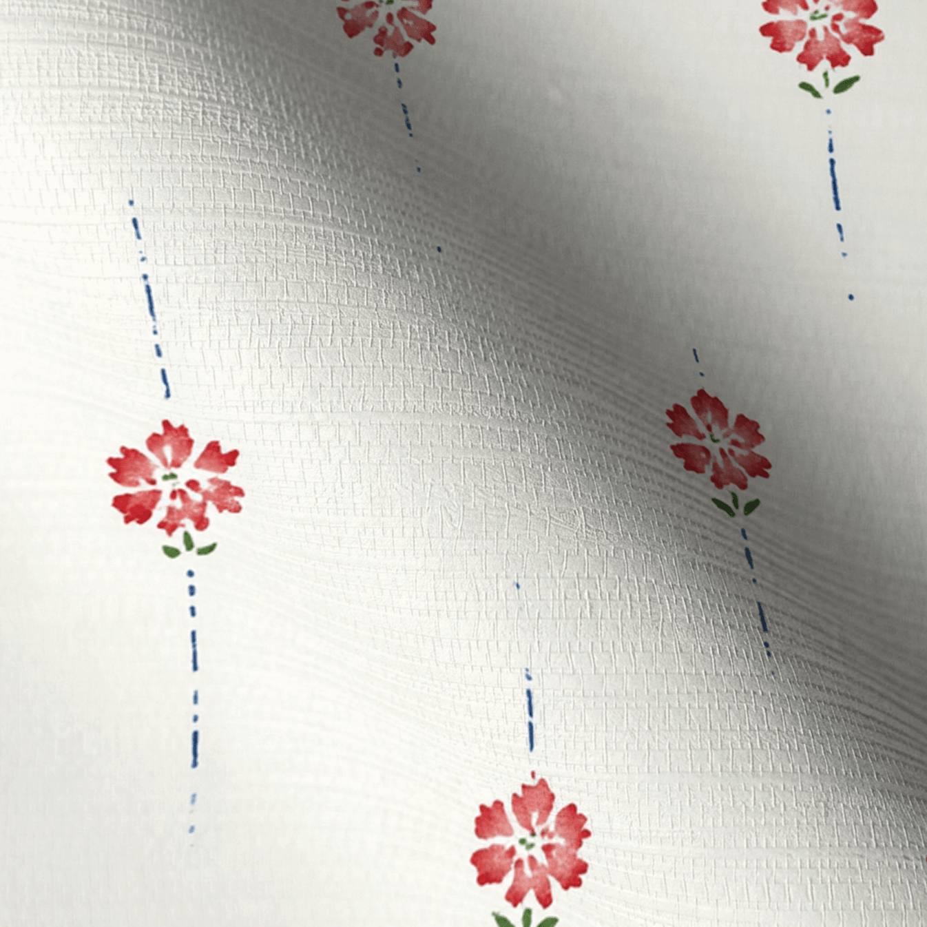 Poppy Dots Faux Grasscloth Wallpaper - Lemon Park