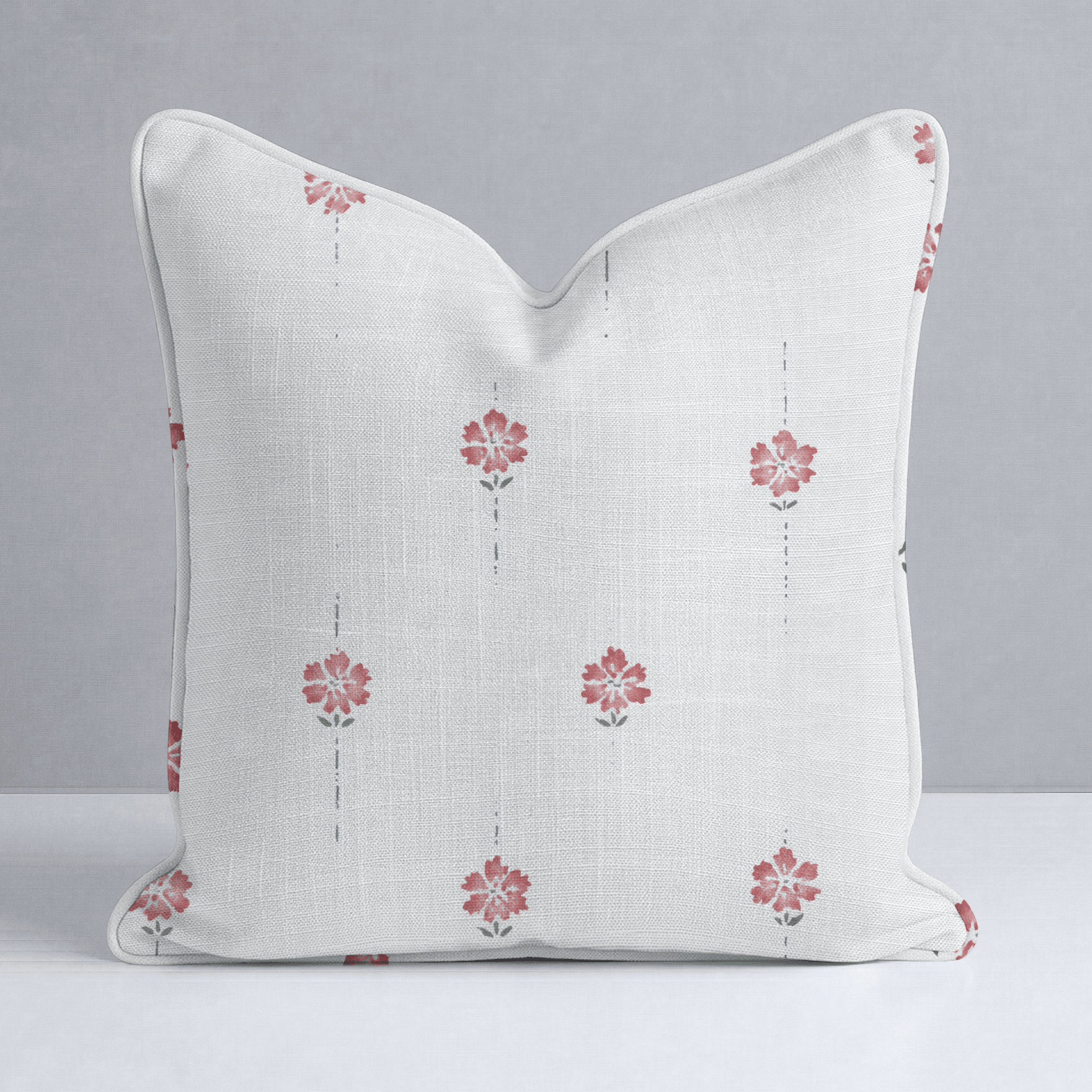 Poppy Dots Throw Pillow - Lemon Park