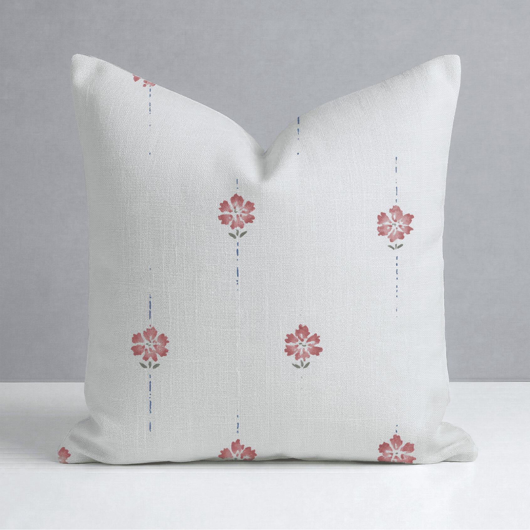 Poppy Dots Throw Pillow - Lemon Park