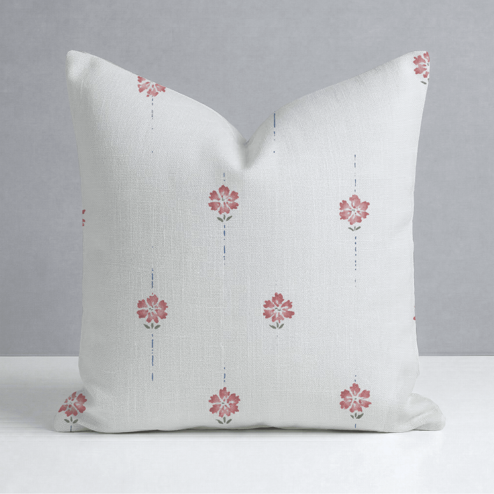 Poppy Dots Throw Pillow - Lemon Park