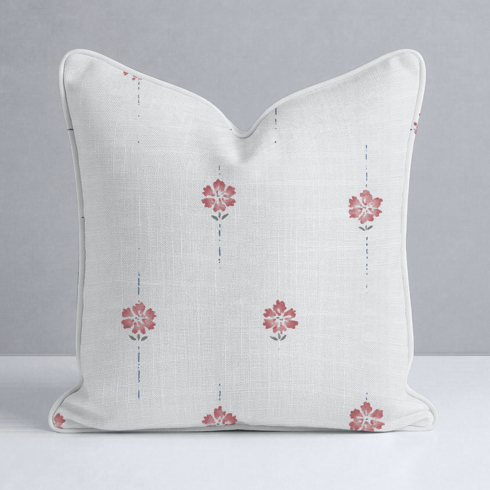 Poppy Dots Throw Pillow - Lemon Park