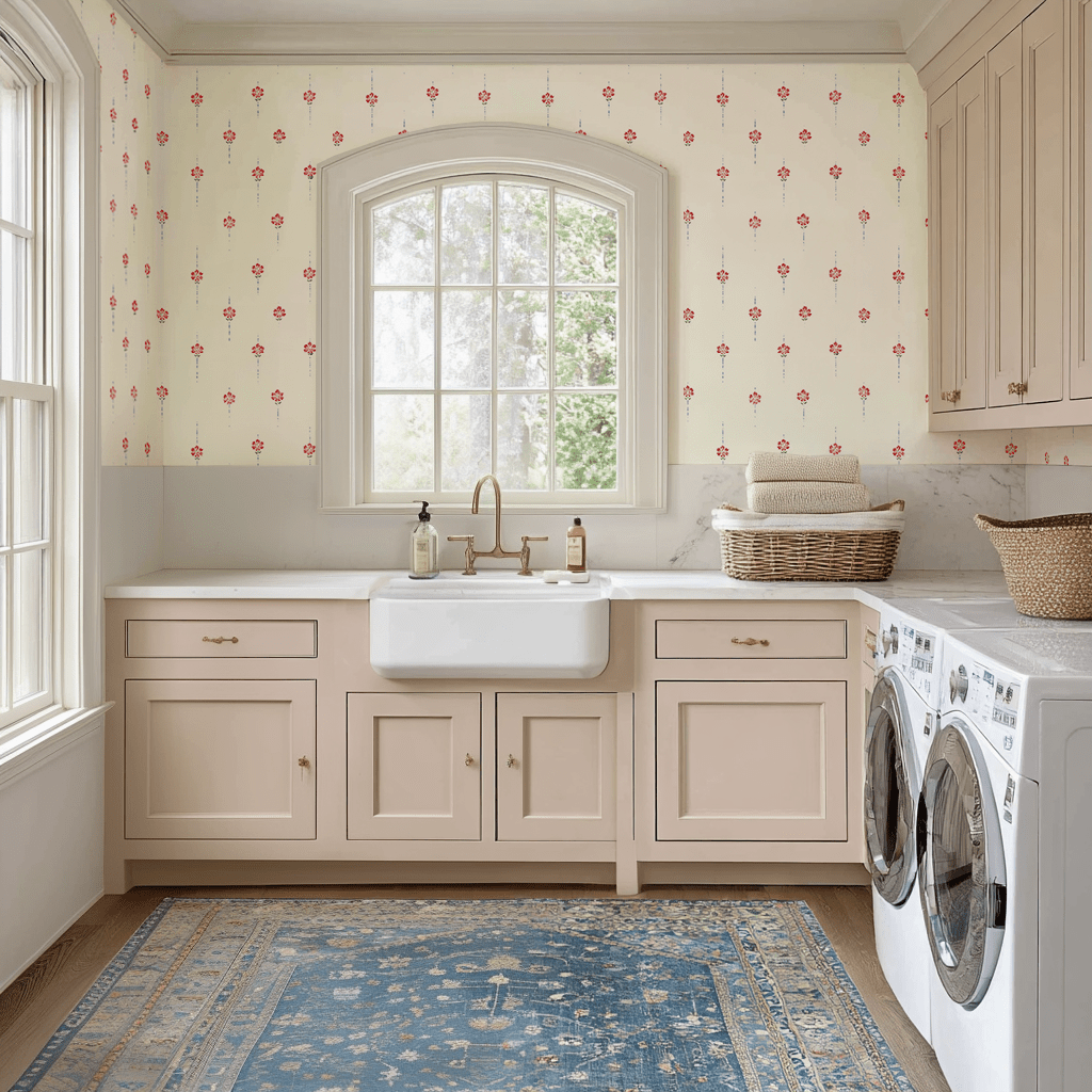 Poppy Dots Wallpaper - Lemon Park