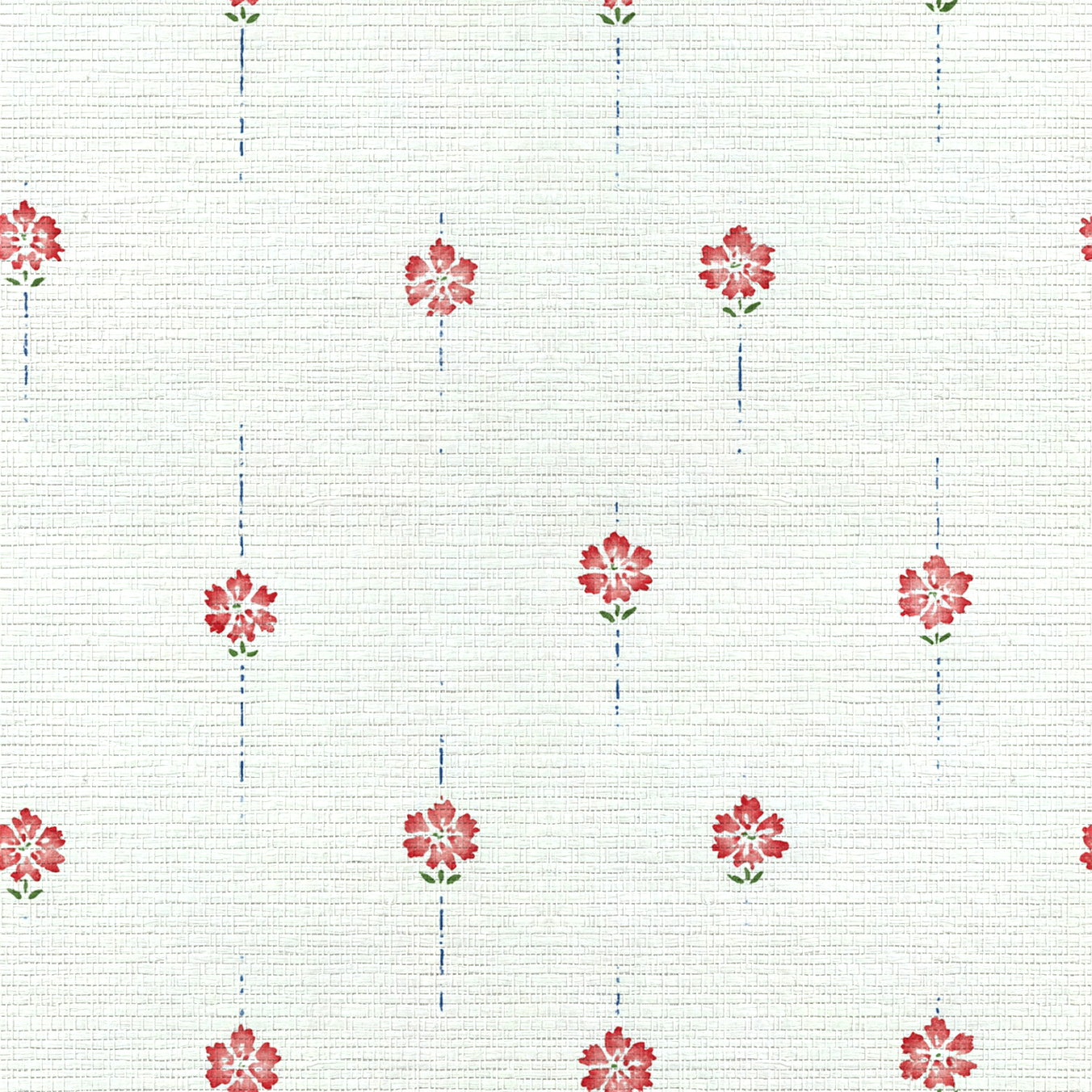 Poppy Dots Faux Grasscloth Wallpaper