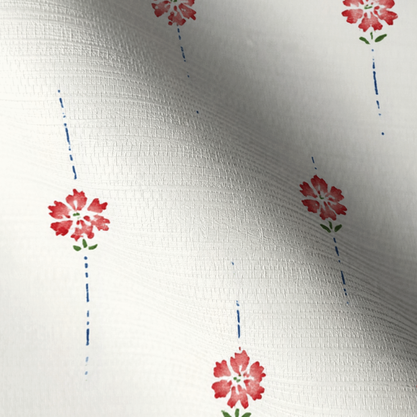 Poppy Dots Faux Grasscloth Wallpaper