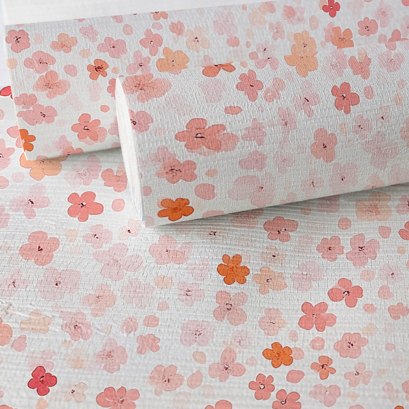 Poppy Faux Grasscloth Wallpaper