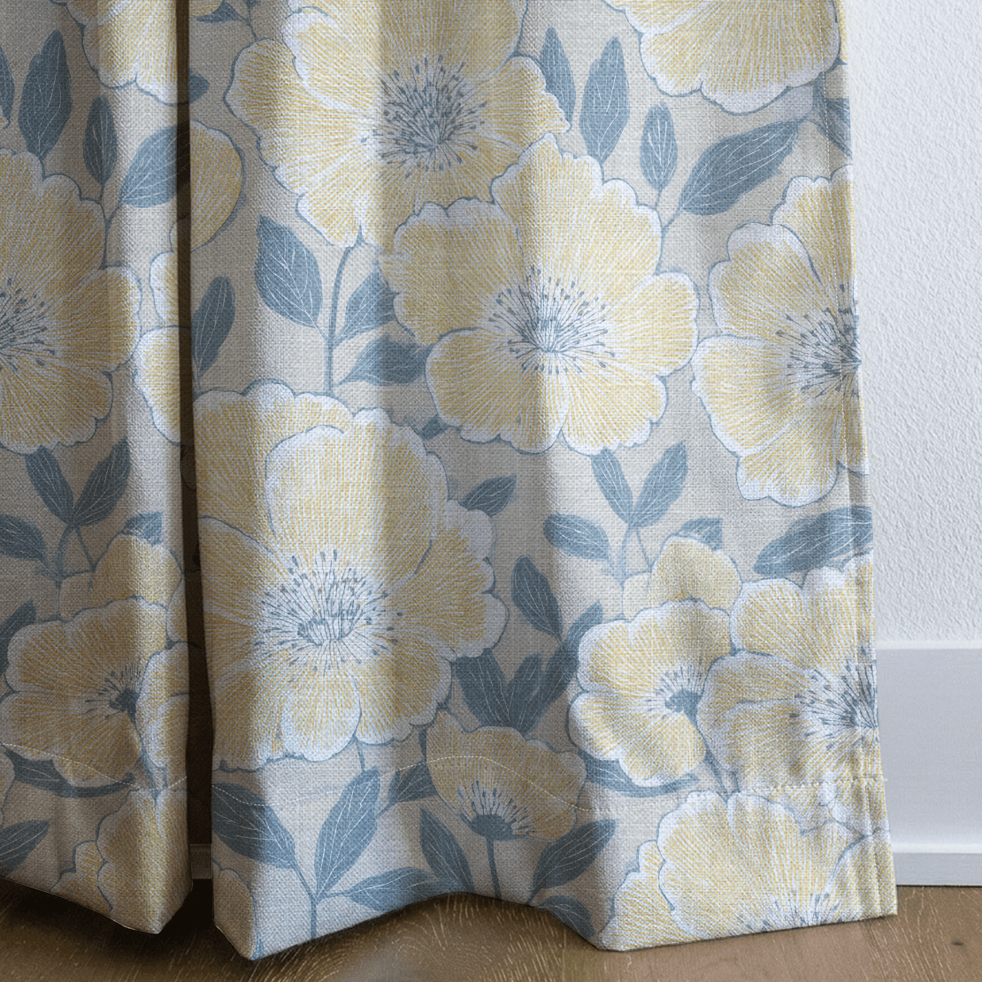 Porchlight Flowers - Drapery - Lemon Park