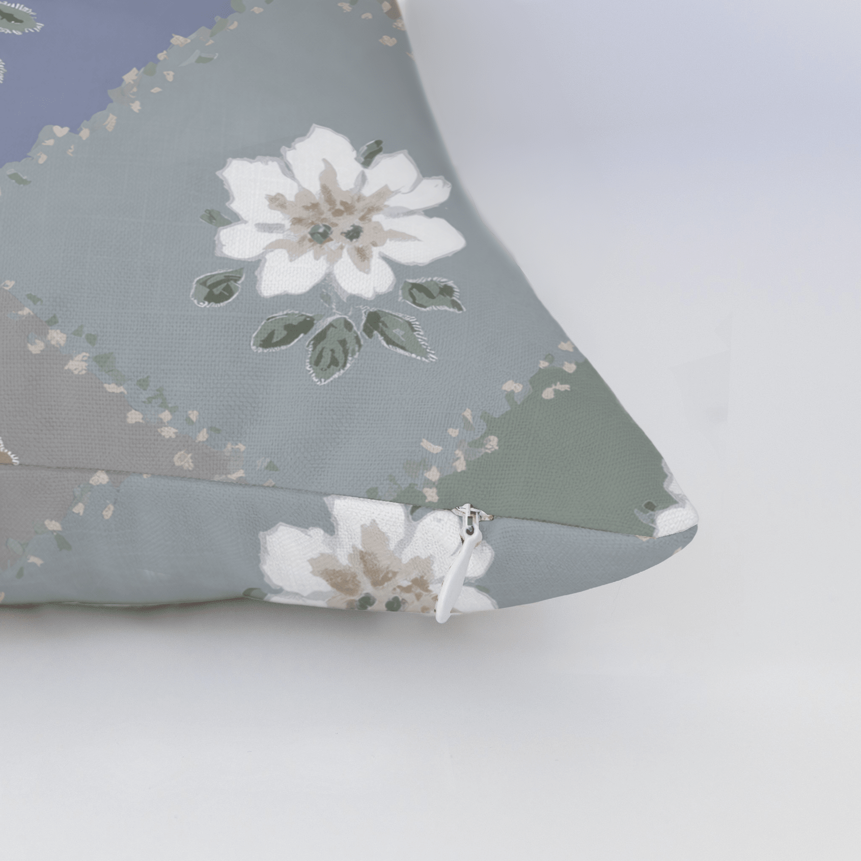 Posy Patch Throw Pillow - Lemon Park
