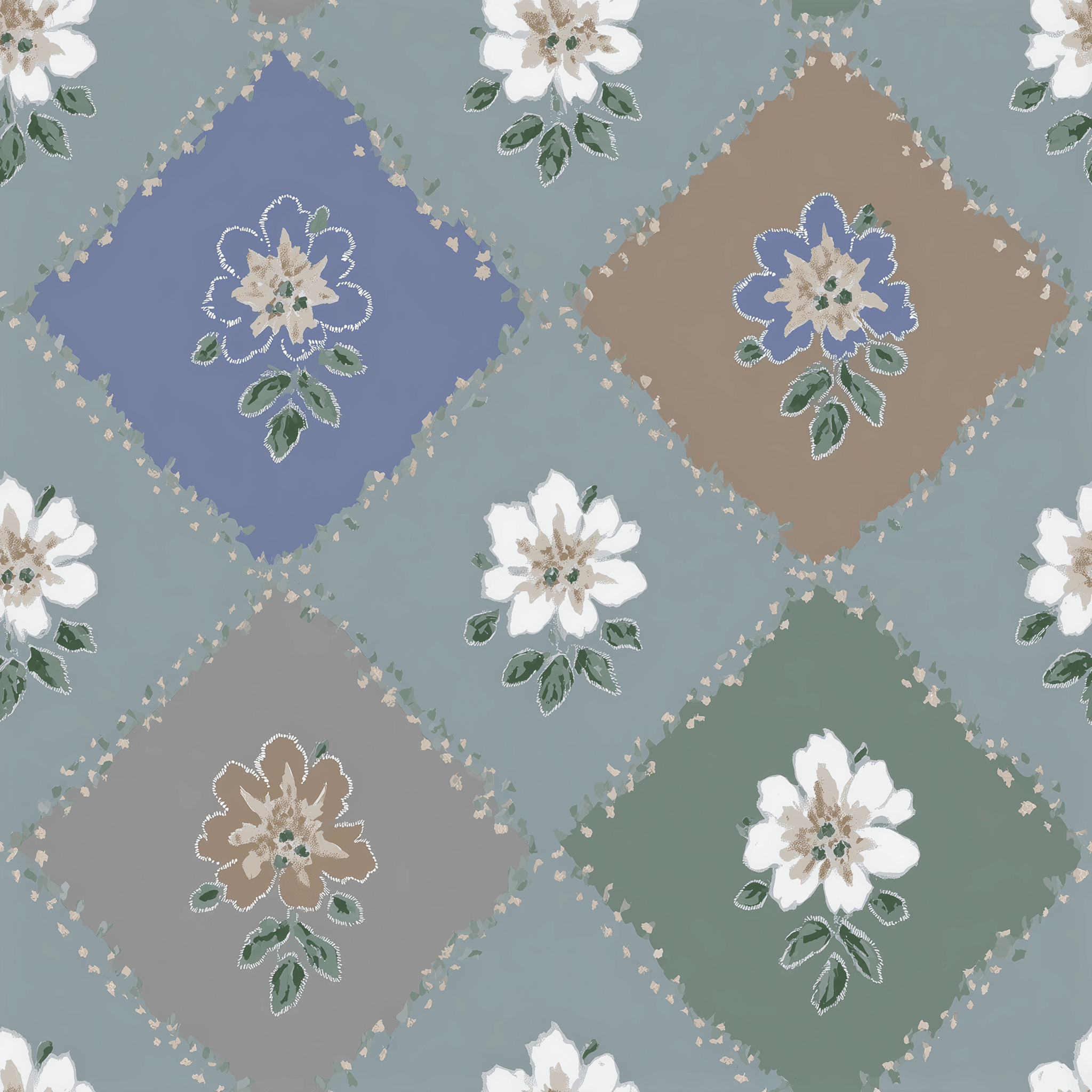 Posy Patch Wallpaper - Lemon Park
