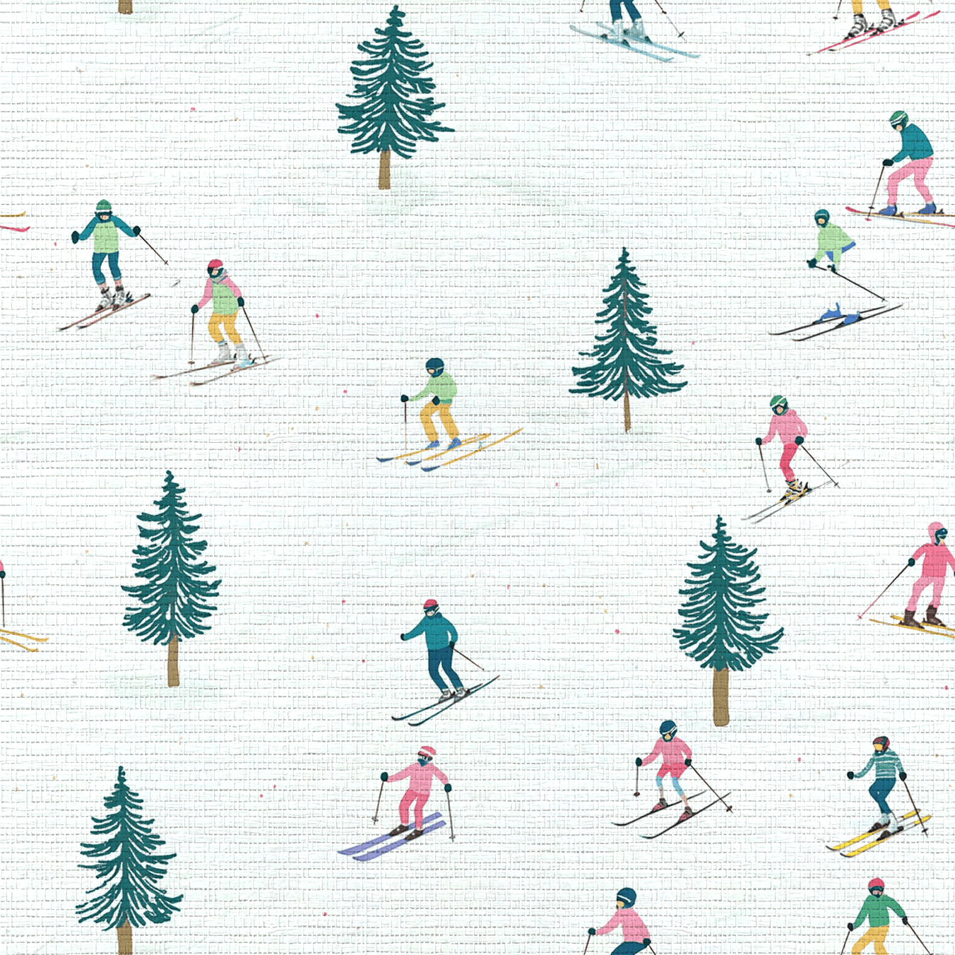 Powder Day Faux Grasscloth Wallpaper - Lemon Park