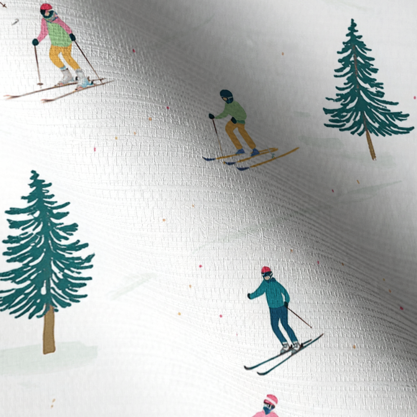 Powder Day Faux Grasscloth Wallpaper