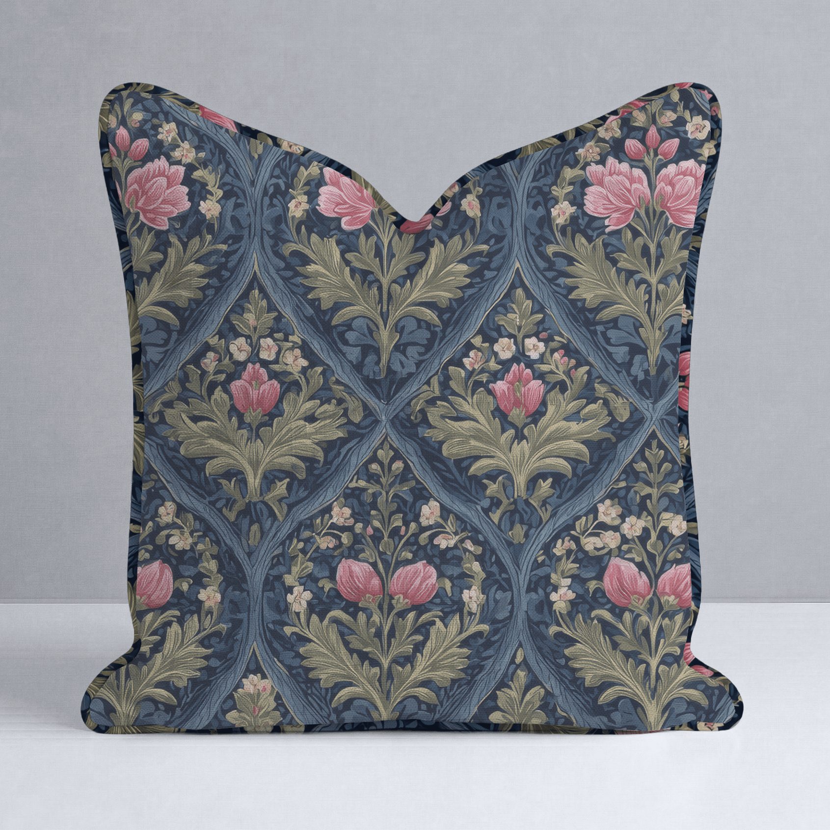 Prairie Poppy Throw Pillow - Lemon Park