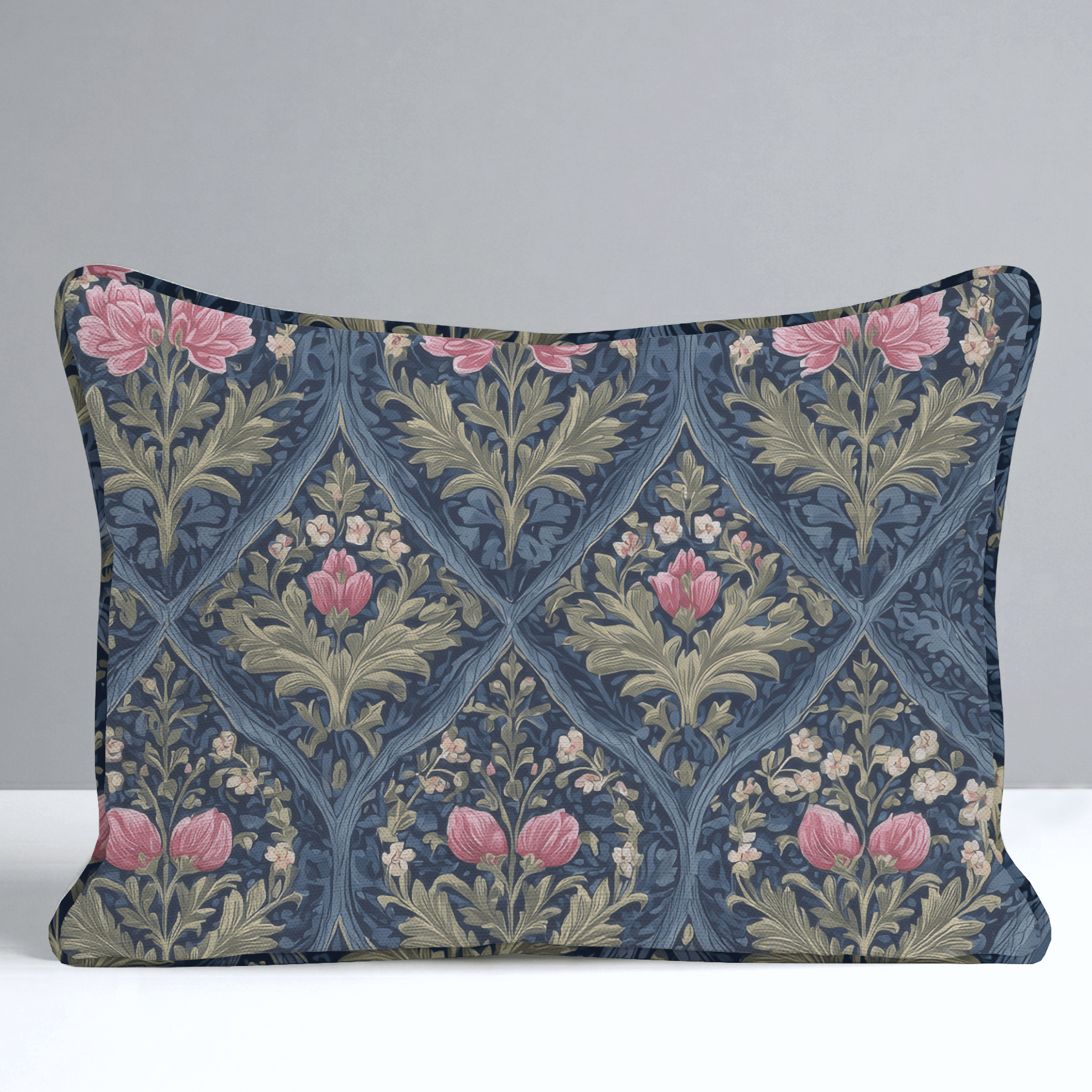 Prairie Poppy Throw Pillow - Lemon Park