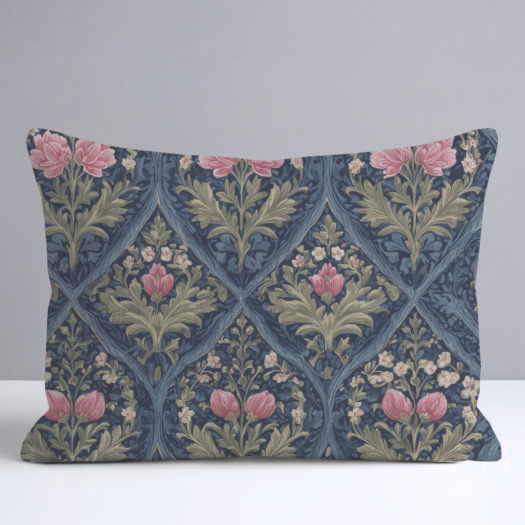 Prairie Poppy Throw Pillow - Lemon Park