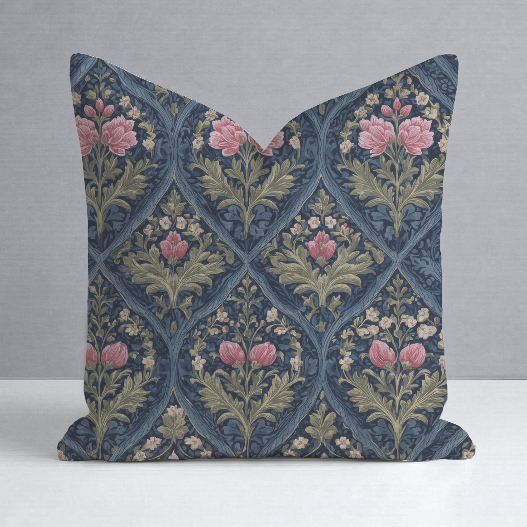 Prairie Poppy Throw Pillow - Lemon Park