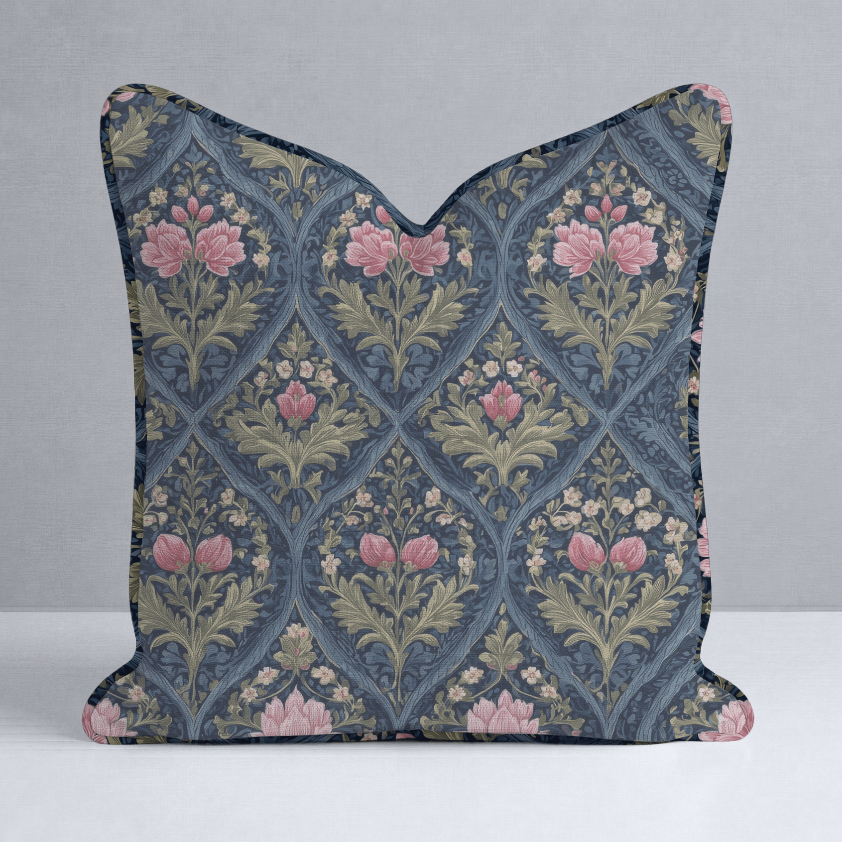 Prairie Poppy Throw Pillow - Lemon Park