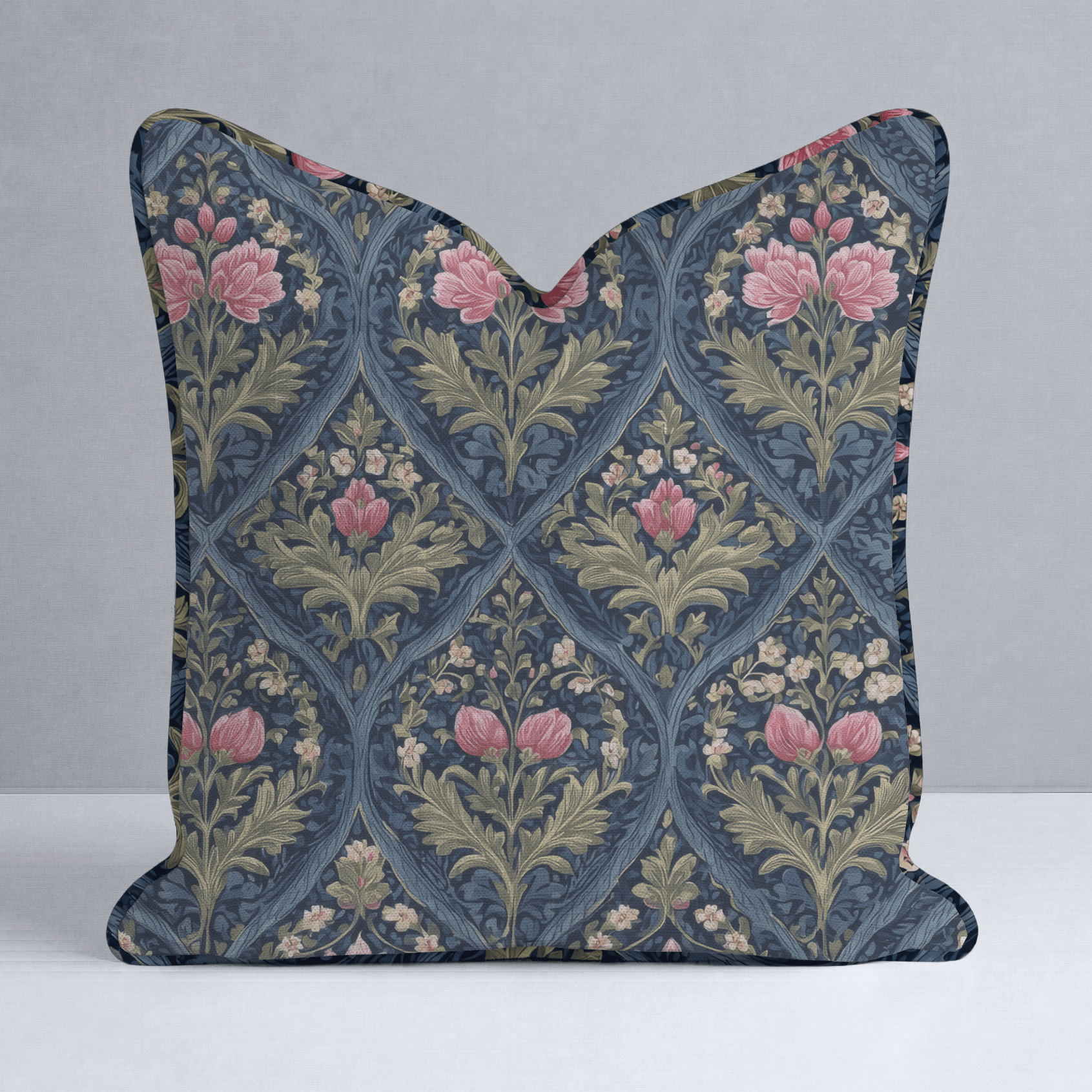 Prairie Poppy Throw Pillow - Lemon Park