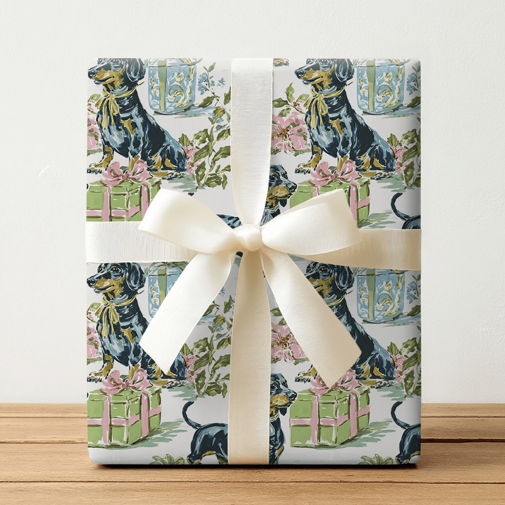 Present Green - Wrapping Paper - Lemon Park