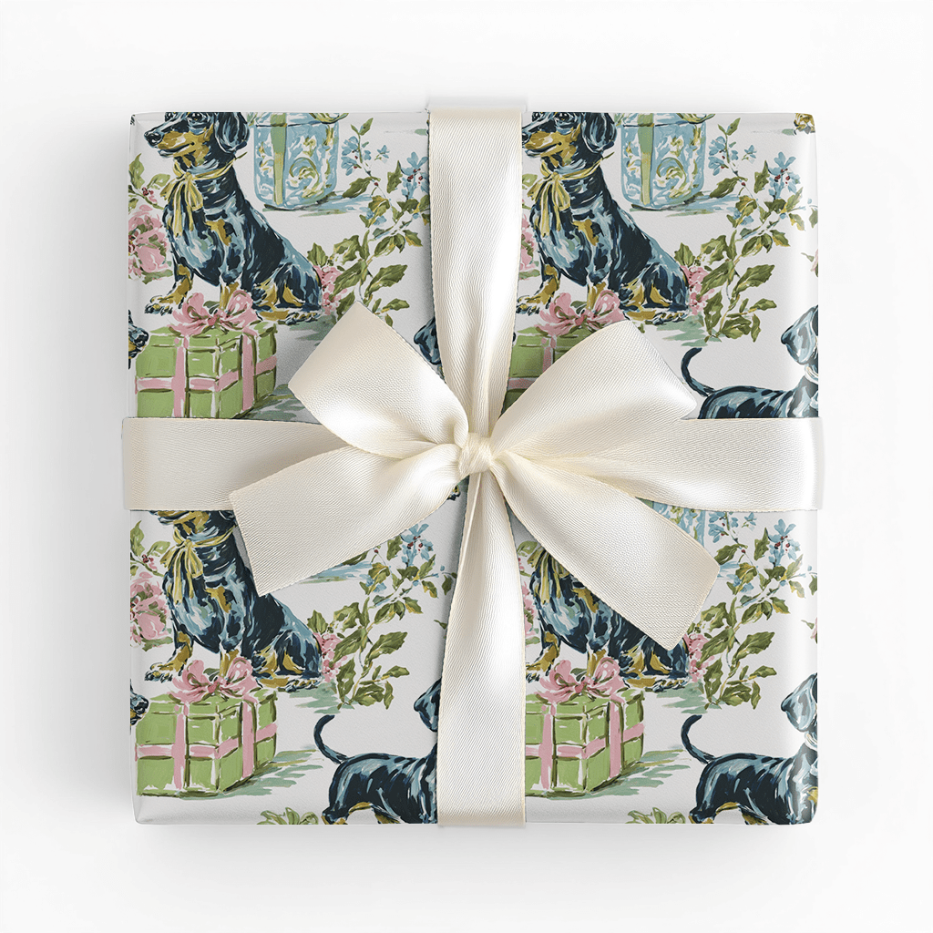 Present Green - Wrapping Paper - Lemon Park