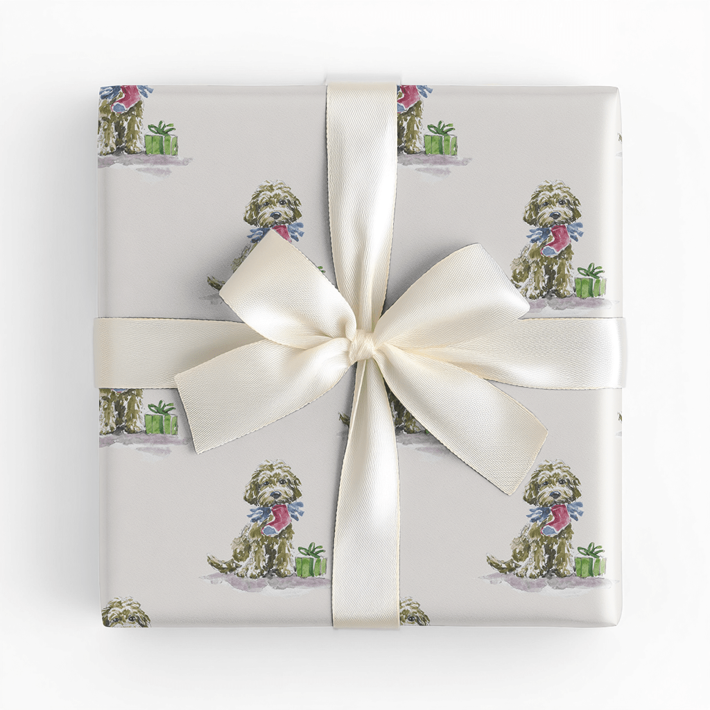 Presley Doodle - Wrapping Paper - Lemon Park