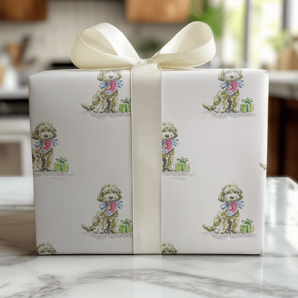 Presley Doodle - Wrapping Paper - Lemon Park