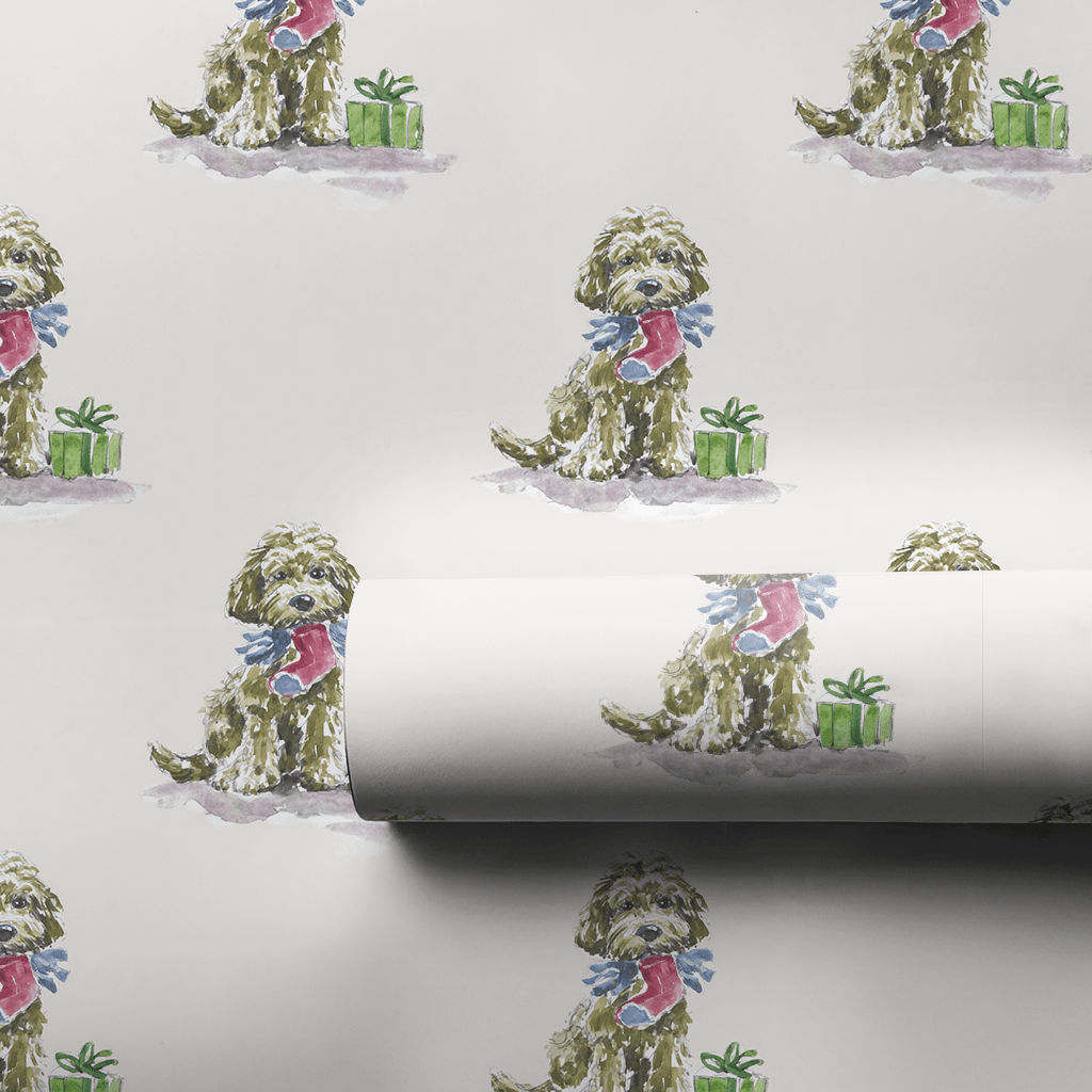Presley Doodle - Wrapping Paper - Lemon Park