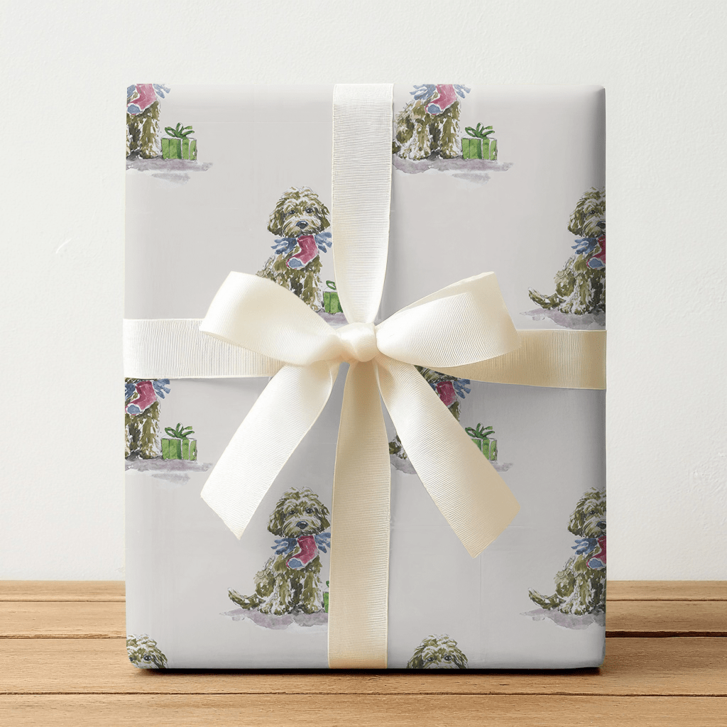 Presley Doodle - Wrapping Paper - Lemon Park
