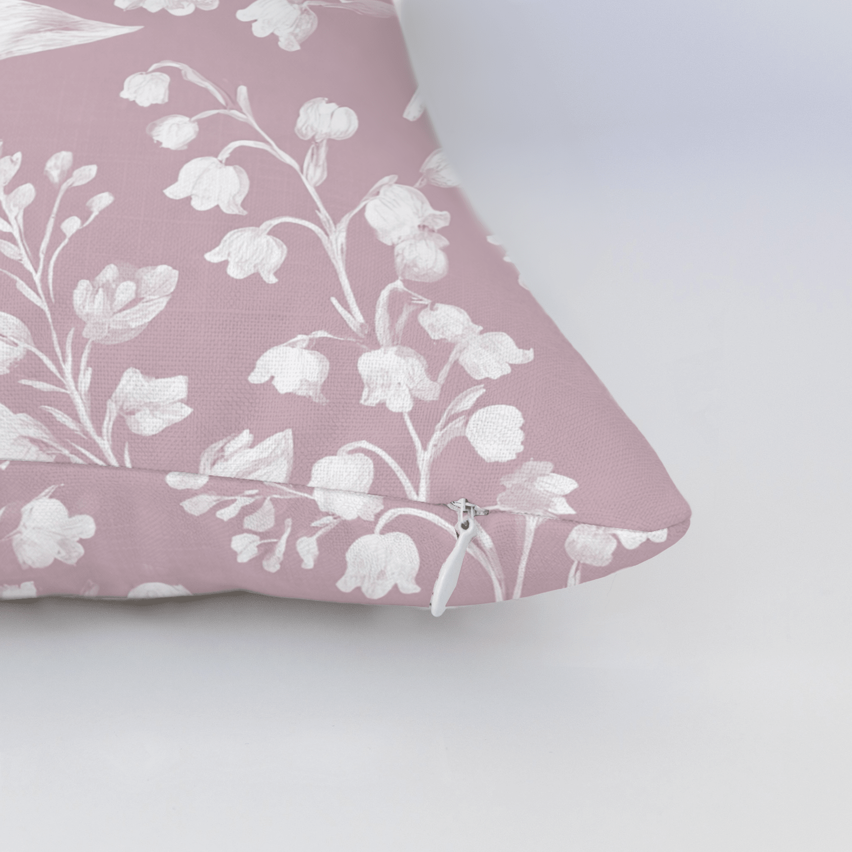 Pressed Petals Throw Pillow - Lemon Park