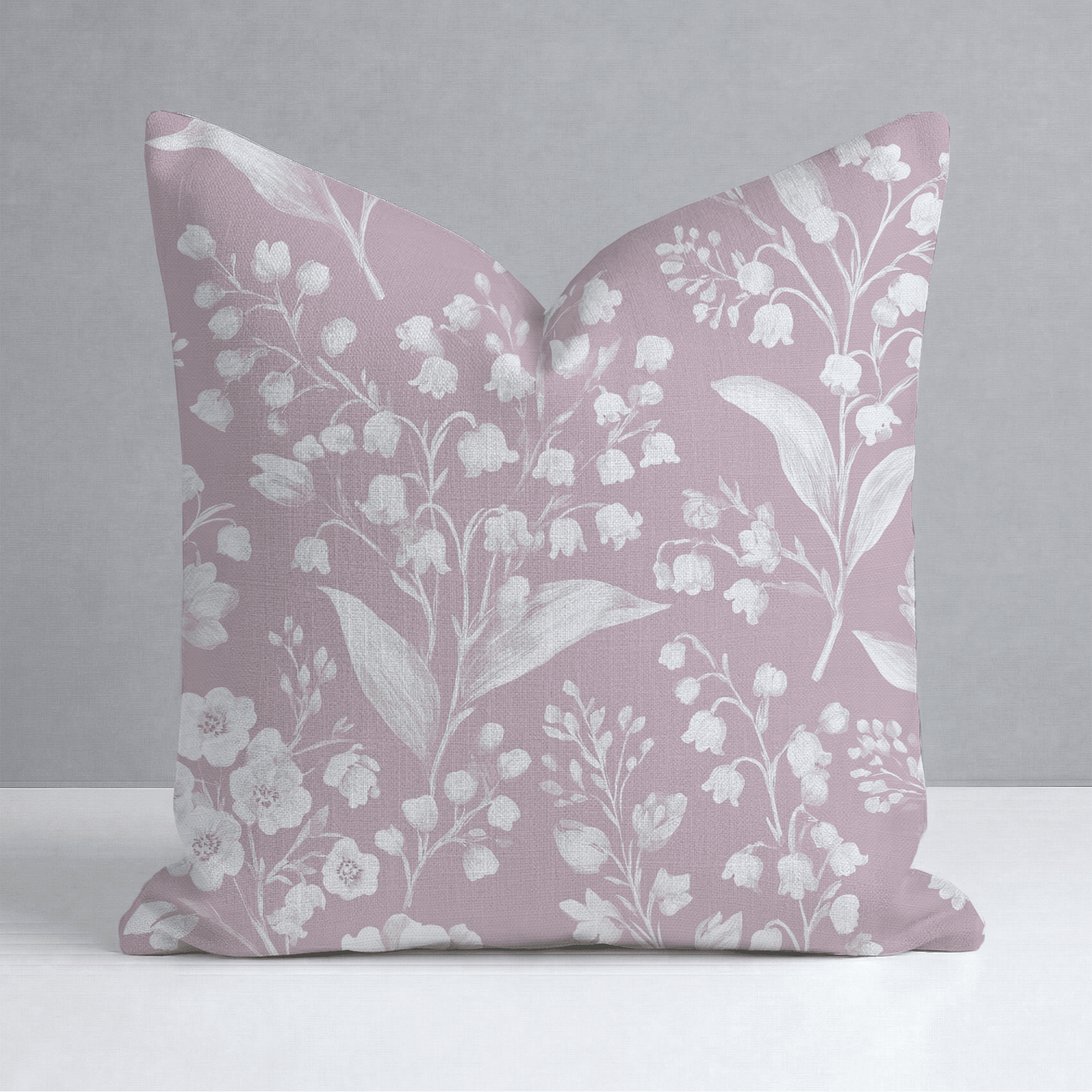 Pressed Petals Throw Pillow - Lemon Park