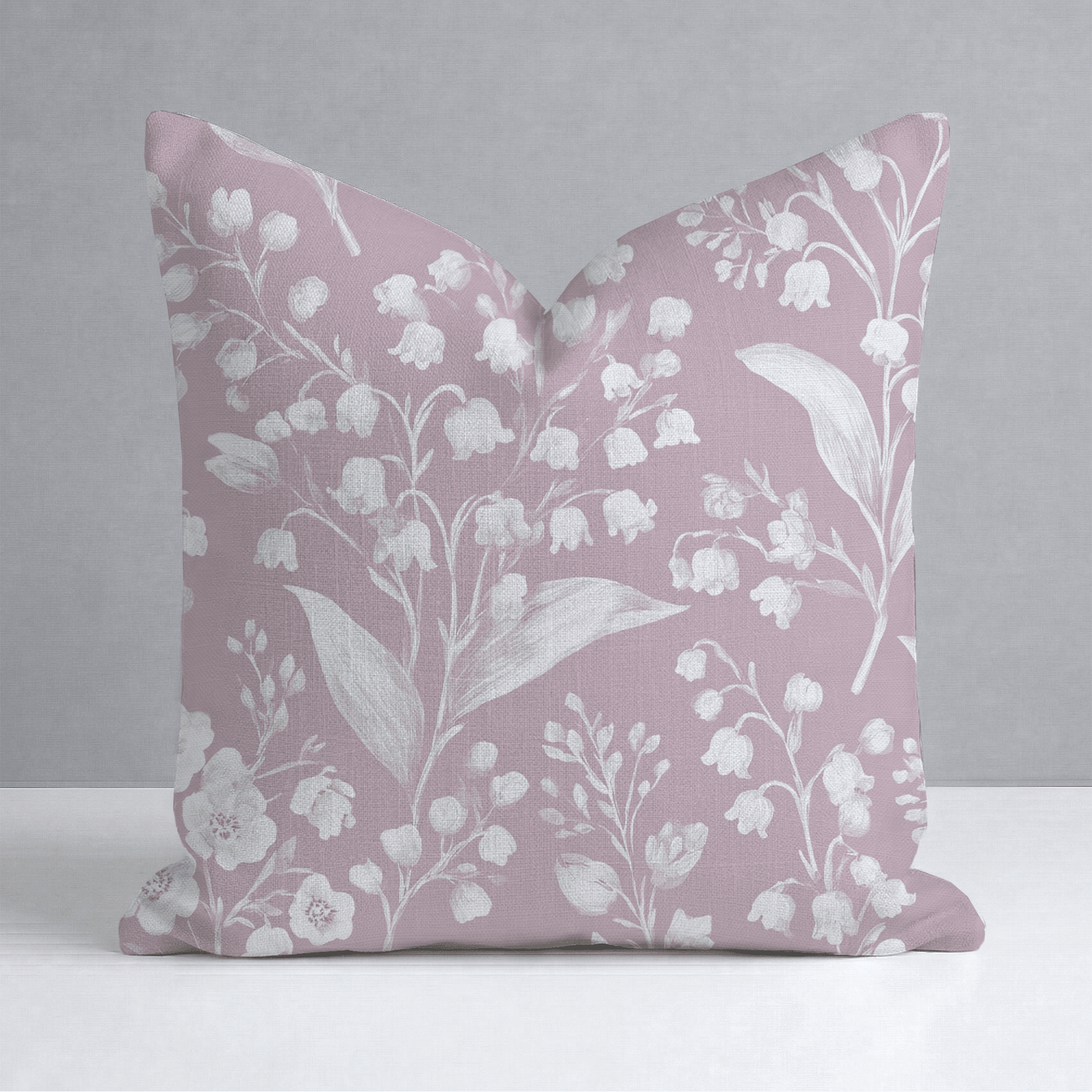 Pressed Petals Throw Pillow - Lemon Park