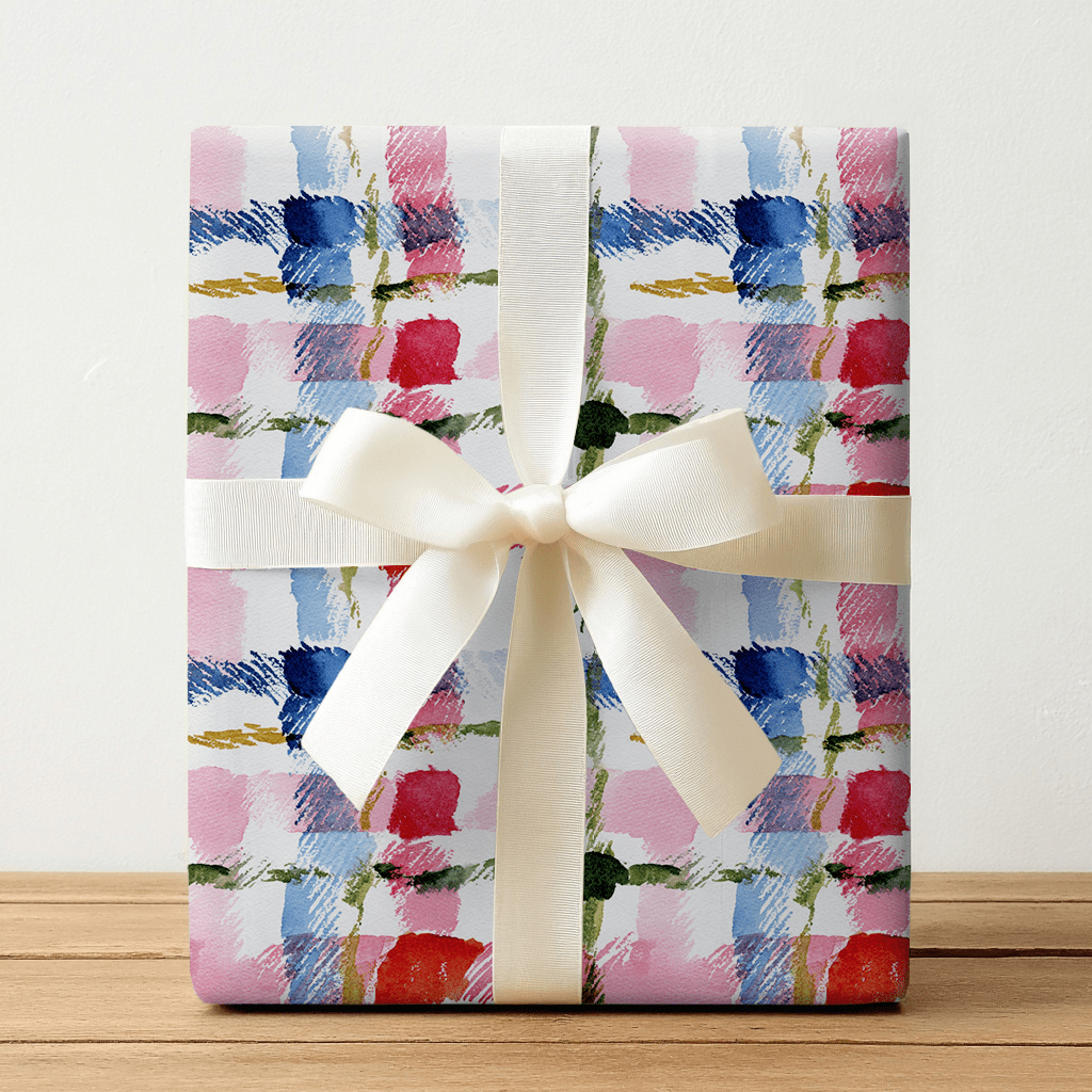 Preston Check - Wrapping Paper - Lemon Park