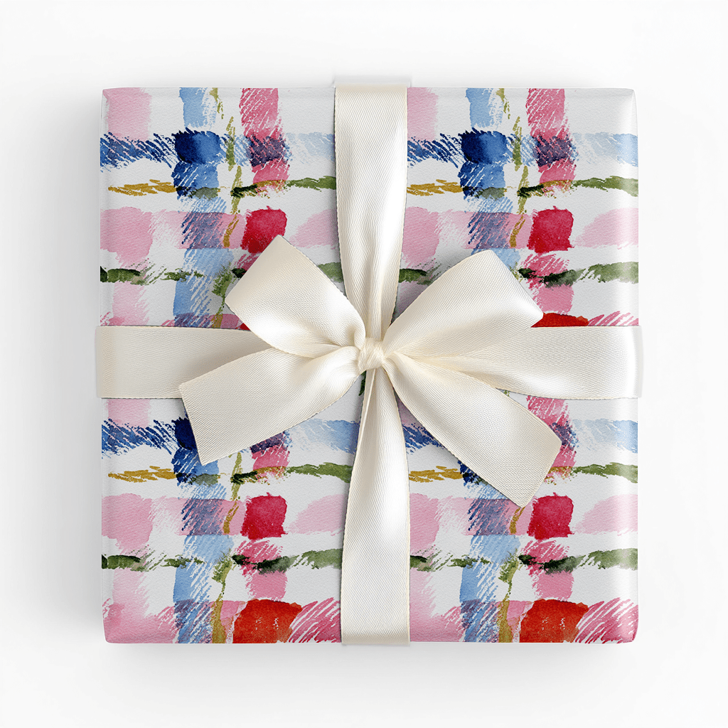 Preston Check - Wrapping Paper - Lemon Park
