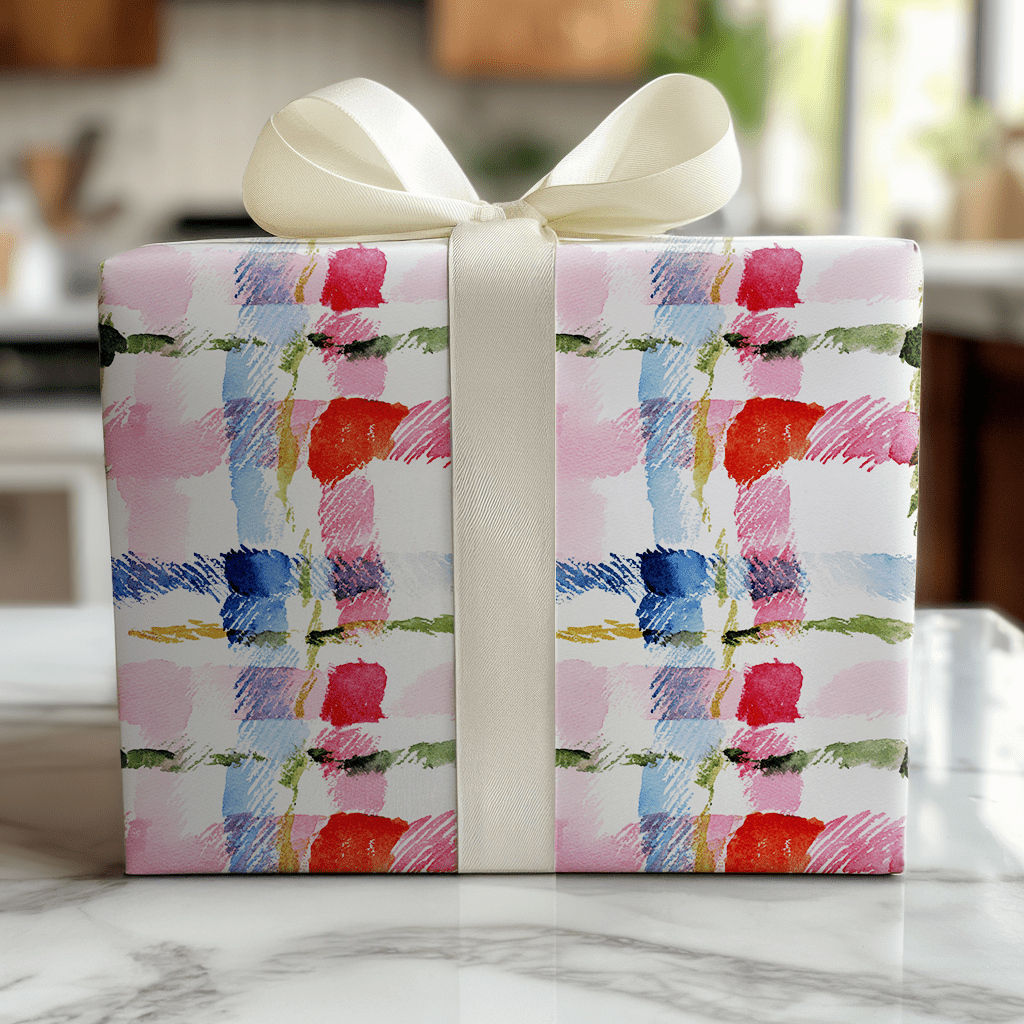 Preston Check - Wrapping Paper - Lemon Park