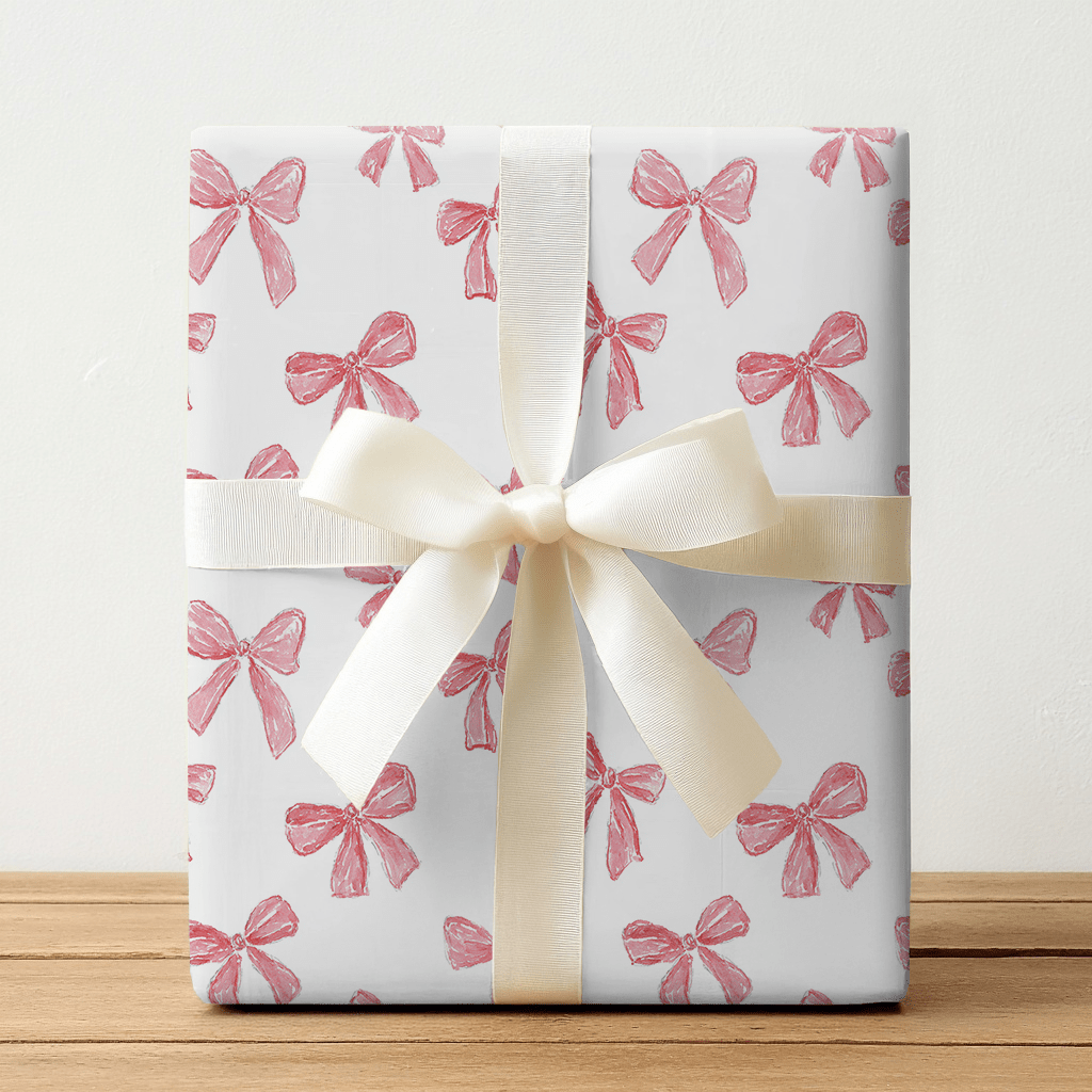 Primrose Bows - Wrapping Paper - Lemon Park