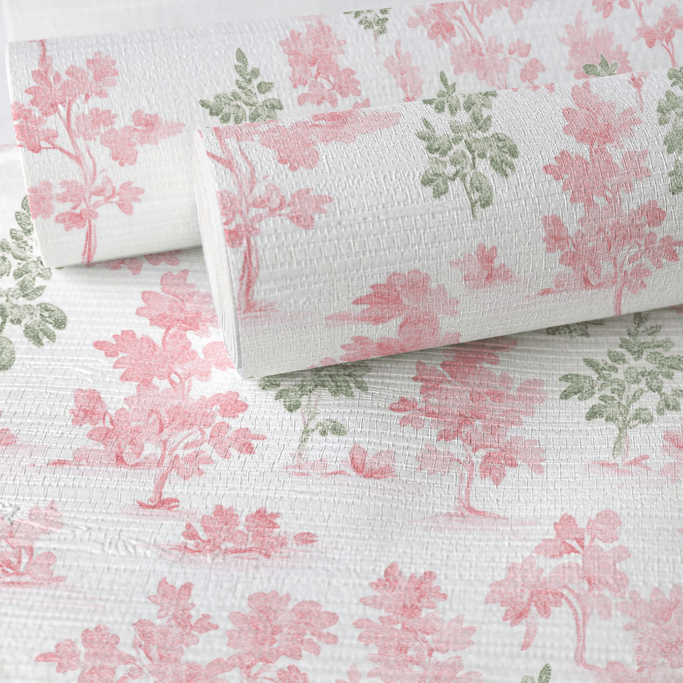 Primrose Faux Grasscloth Wallpaper - Lemon Park