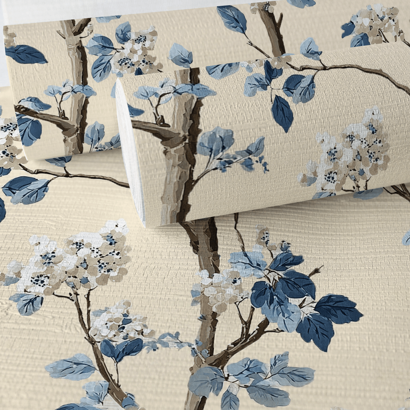 Providence Vine Faux Grasscloth Wallpaper - Lemon Park
