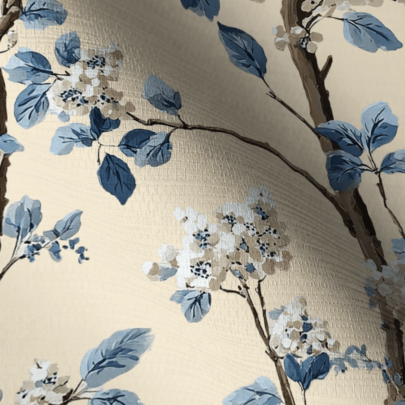 Providence Vine Faux Grasscloth Wallpaper - Lemon Park