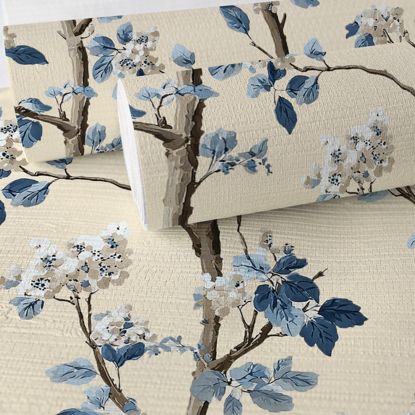 Providence Vine Faux Grasscloth Wallpaper