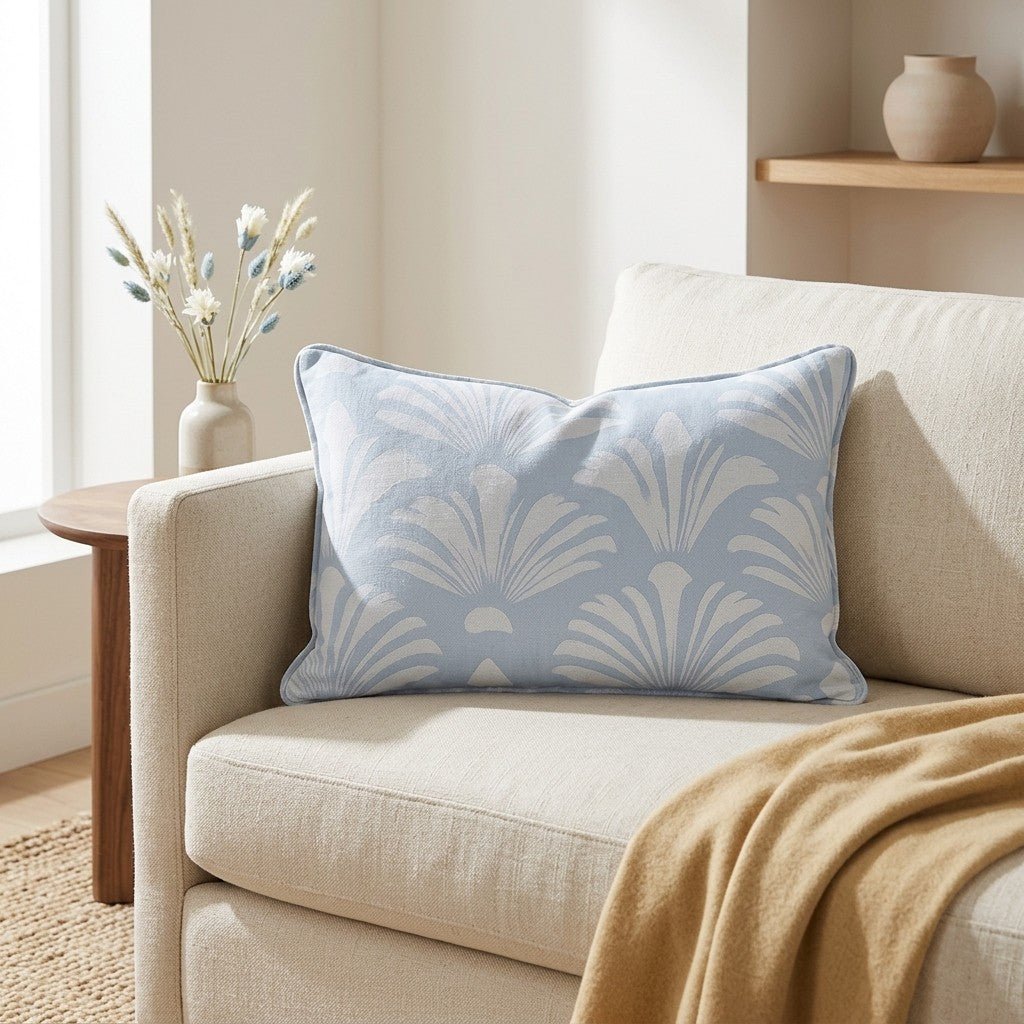 Puff Parade Throw Pillow - Lemon Park