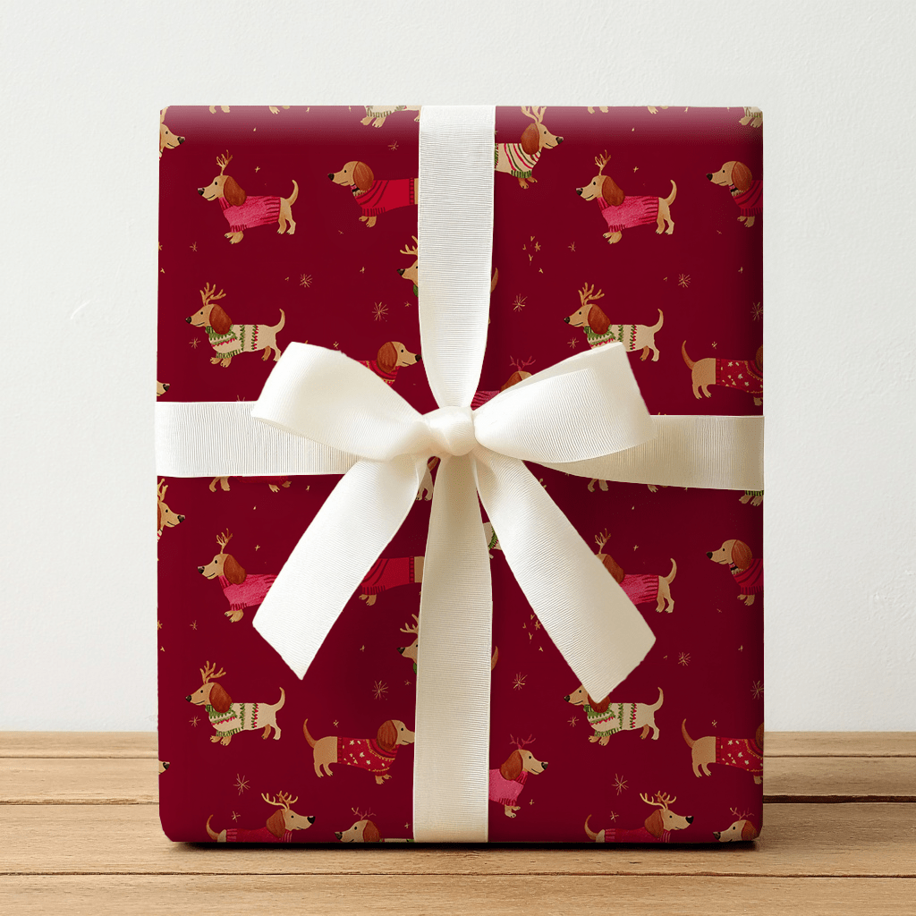 Pup in a Pullover - Wrapping Paper - Lemon Park