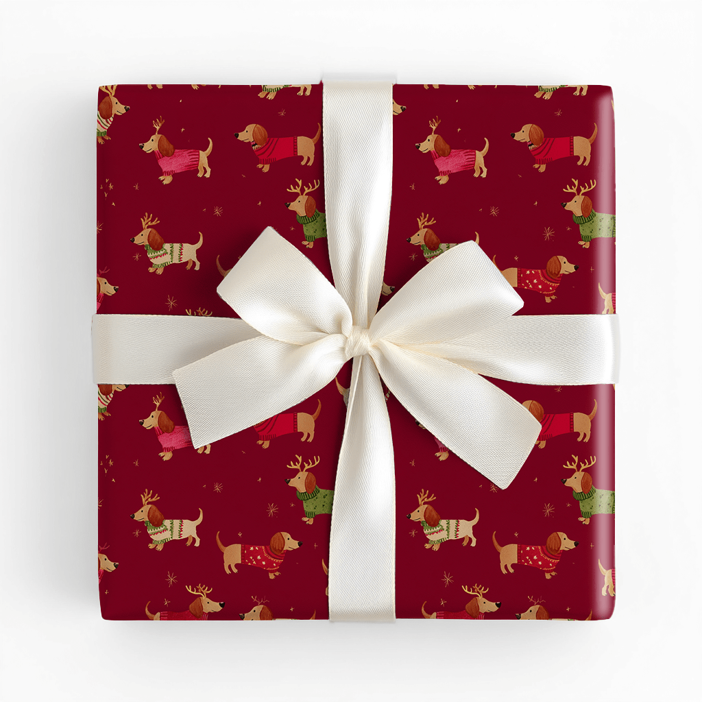 Pup in a Pullover - Wrapping Paper - Lemon Park