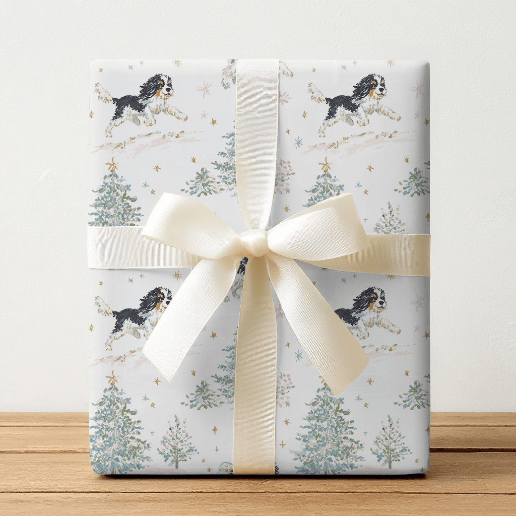 Puppys First Christmas - Wrapping Paper - Lemon Park