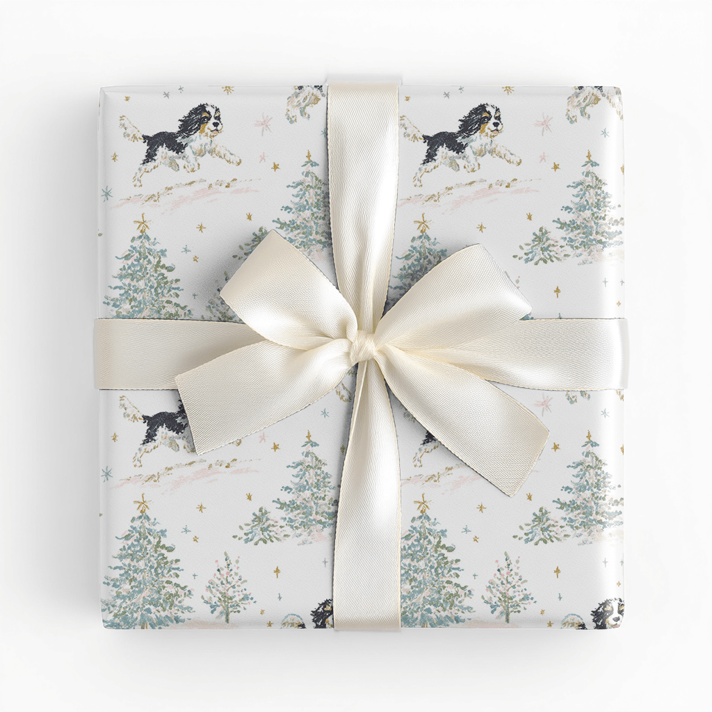 Puppys First Christmas - Wrapping Paper - Lemon Park